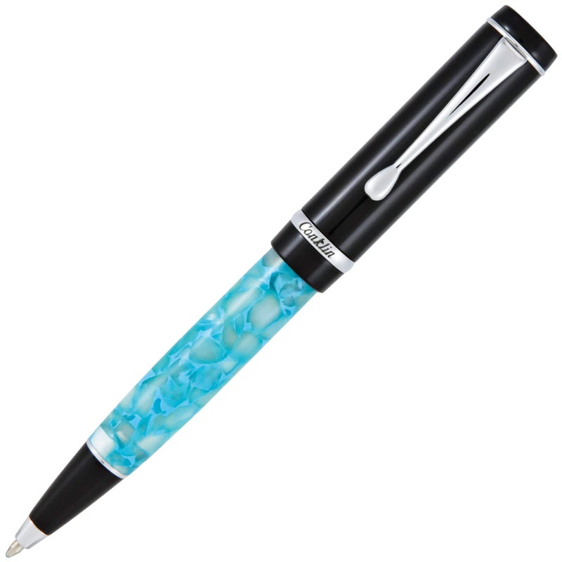 Conklin Duragraph Ballpoint Pen in Turquoise Nights â€“ Premium Ballpoint Pen with Elegant Finish, Ideal Gift for Executives & Pen Enthusiasts